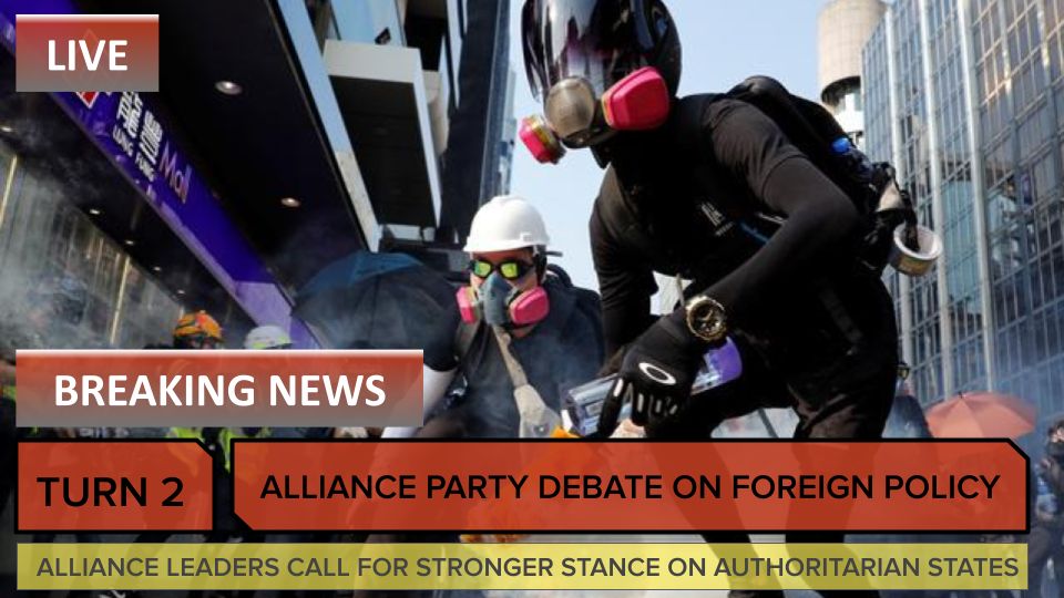 Autarky League protests foreign government intervention on Bal-D