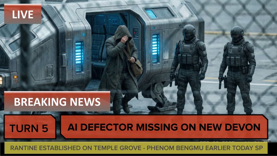 Ai defector disappears on new devon