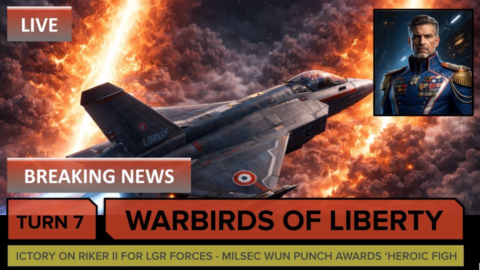 Warbirds of liberty secure victory on riker