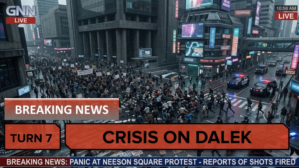 Crisis on dalek: protester killed in live-streamed shooting