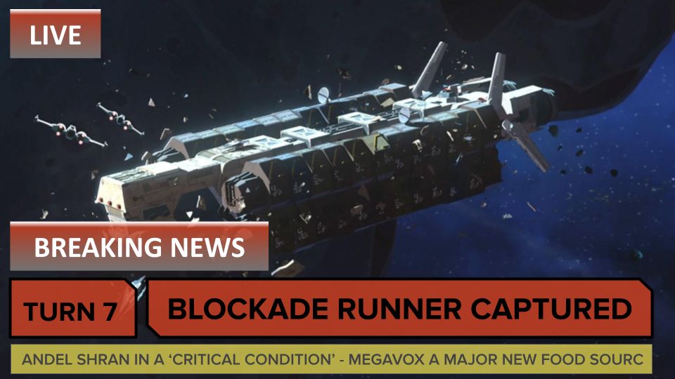 Ai freighter attempts blockade run