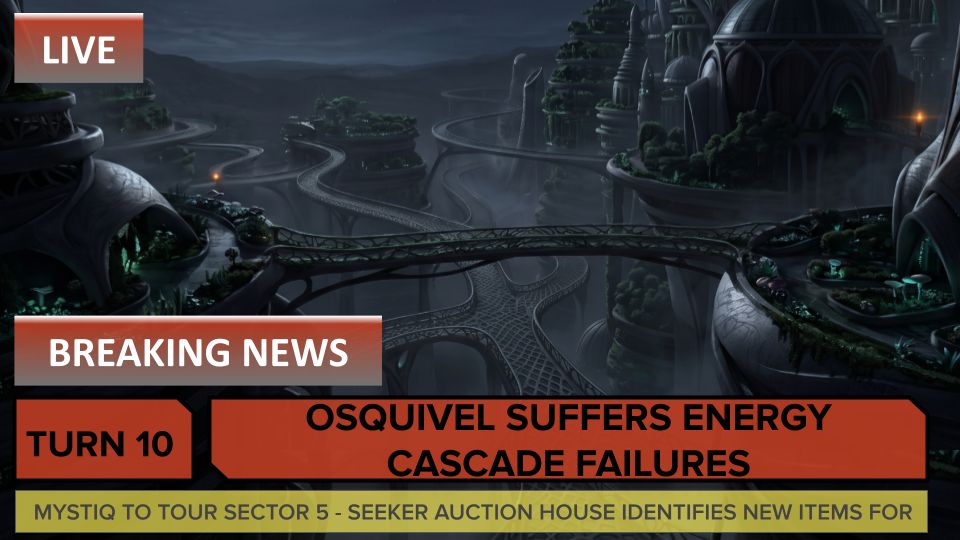 Osquivel suffers energy cascade failures