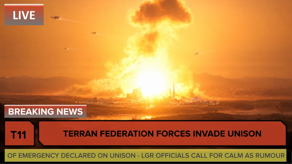 Terran federation forces invade unison