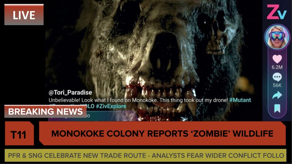 Monokoke colony reports ‘zombie’ wildlife