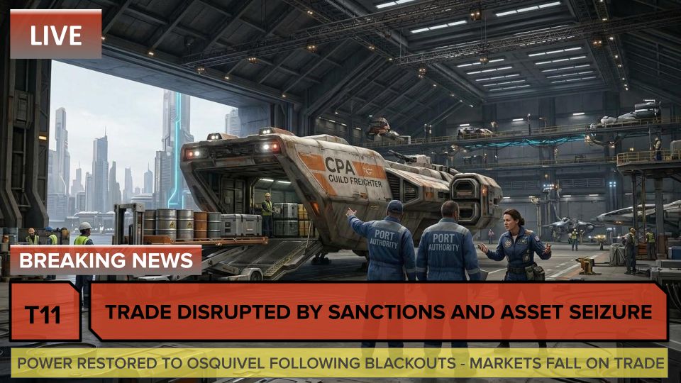 Trade disrupted by sanctions and asset seizure