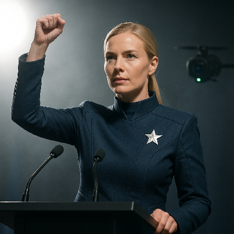 Prime Minister Svetlana Johnsdottir of the Proxima Federal Republic