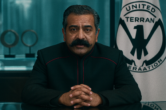 Supreme Chancellor Mohammed El-Fridi of the United Terran Federation