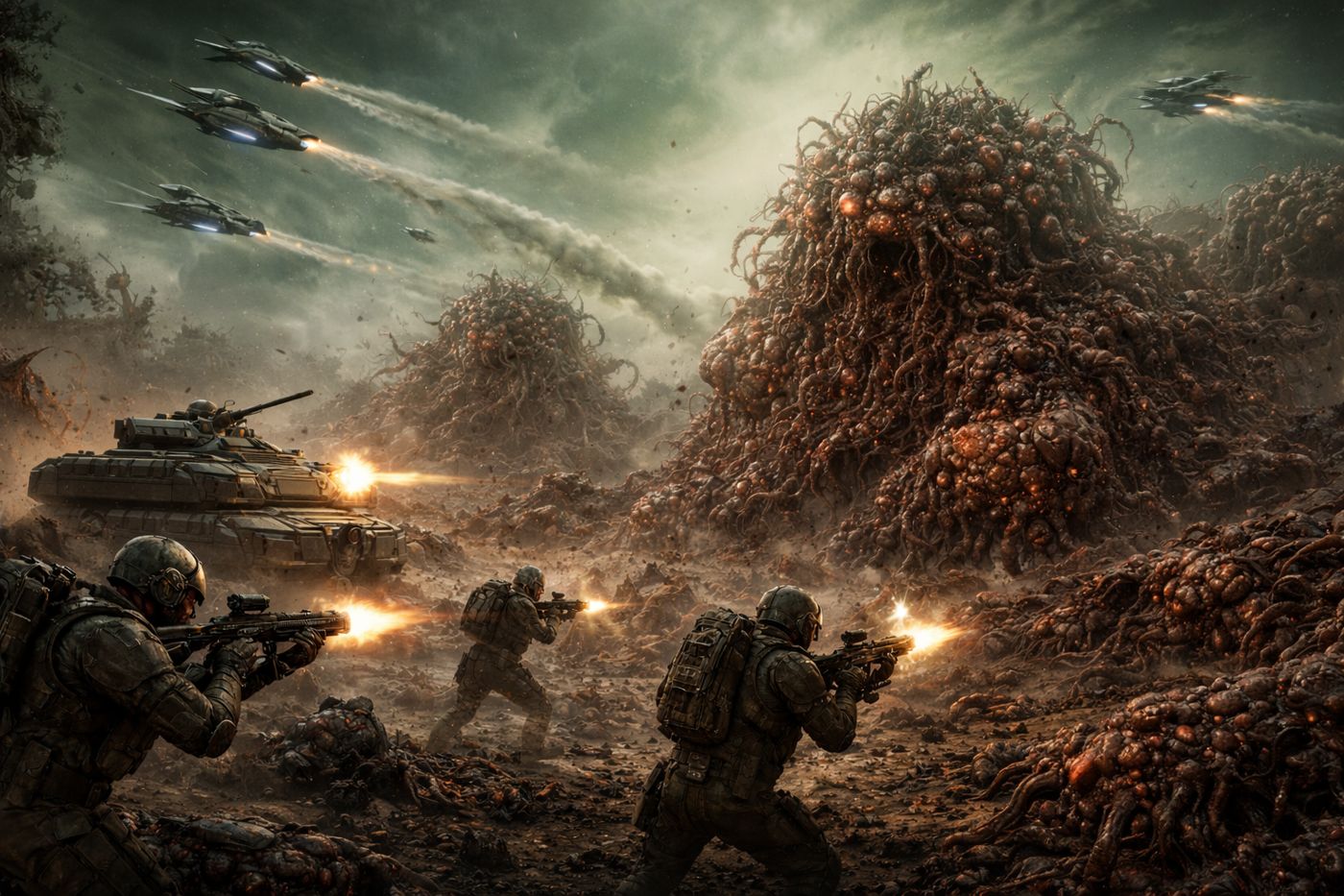 Imperial Marine battalion on Perennon