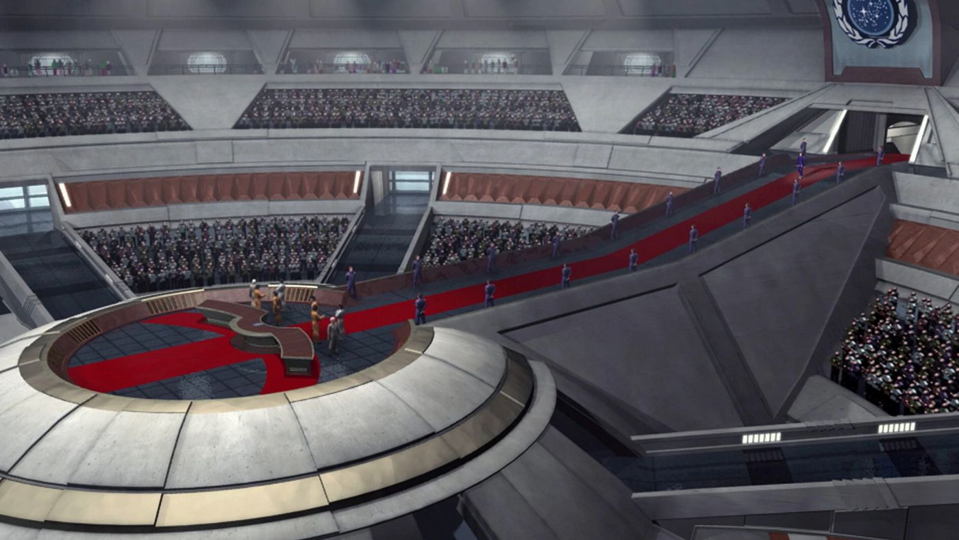 Founding of the United Earth Republic, New Paris - Earth, 2330